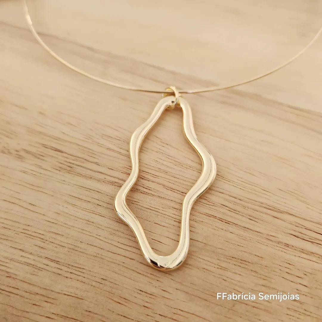 COLAR GARGANTILHA ARO ORGANIC COM EXTENSOR