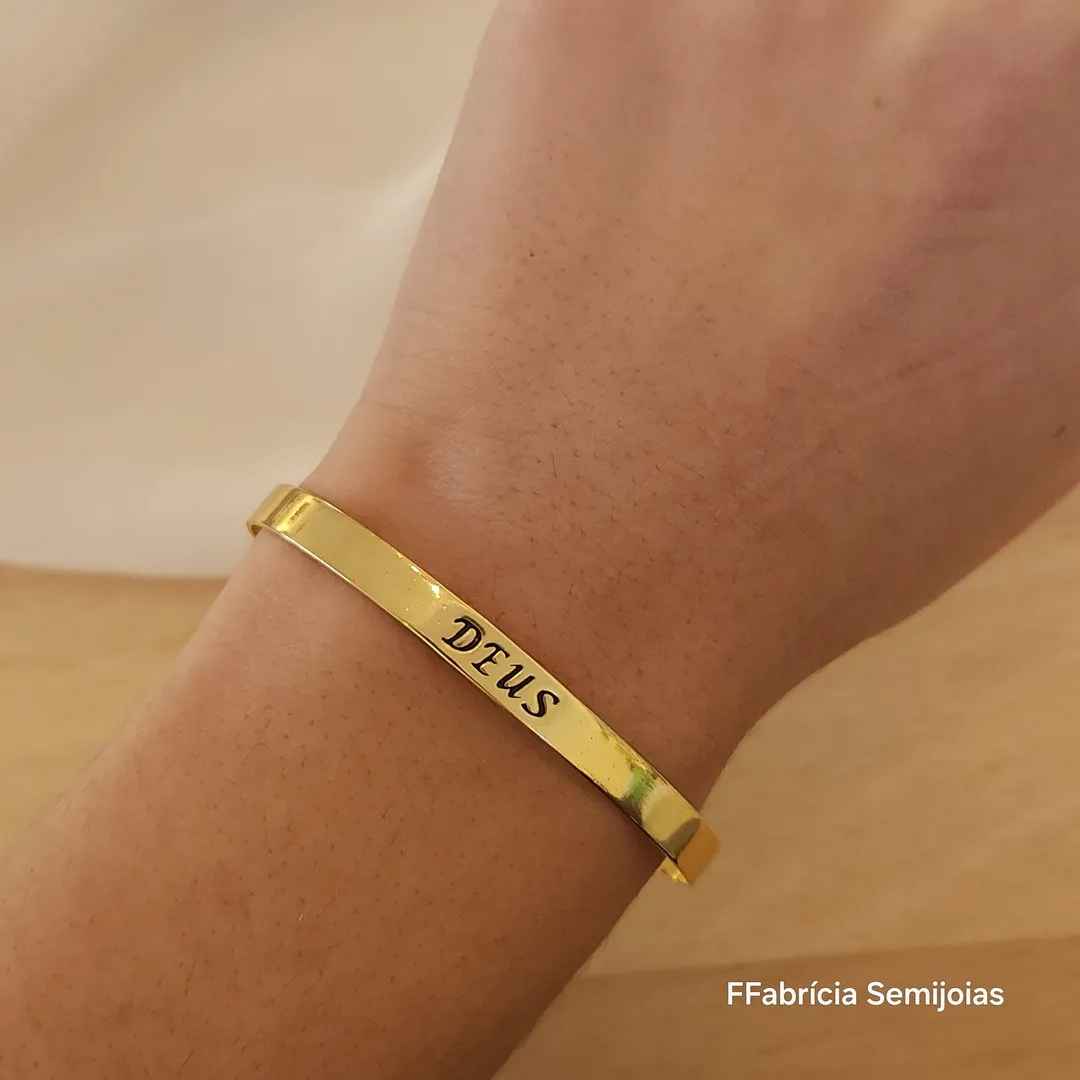 BRACELETE GRAVAÇÃO DEUS