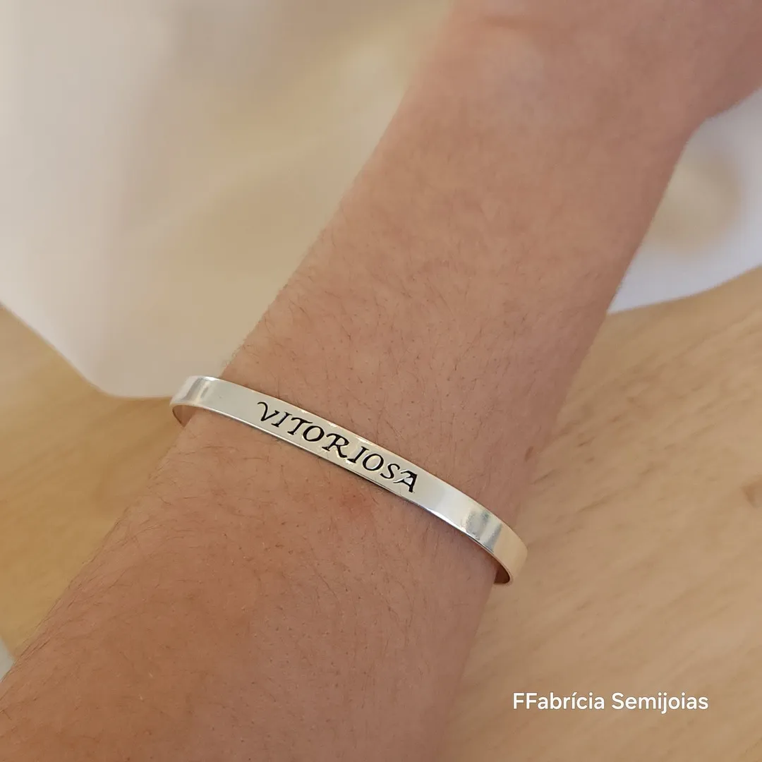 BRACELETE GRAVAÇÃO VITORIOSA
