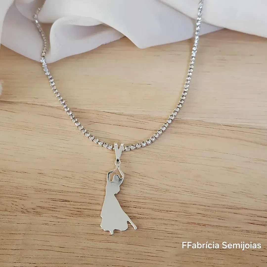 COLAR CHOCKER RIVIERA PINGENTE DANÇARINA G