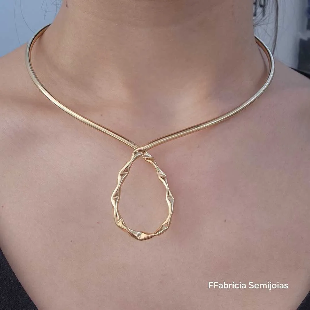 COLAR GARGANTINHA CHOKER GOTA ORGANICO