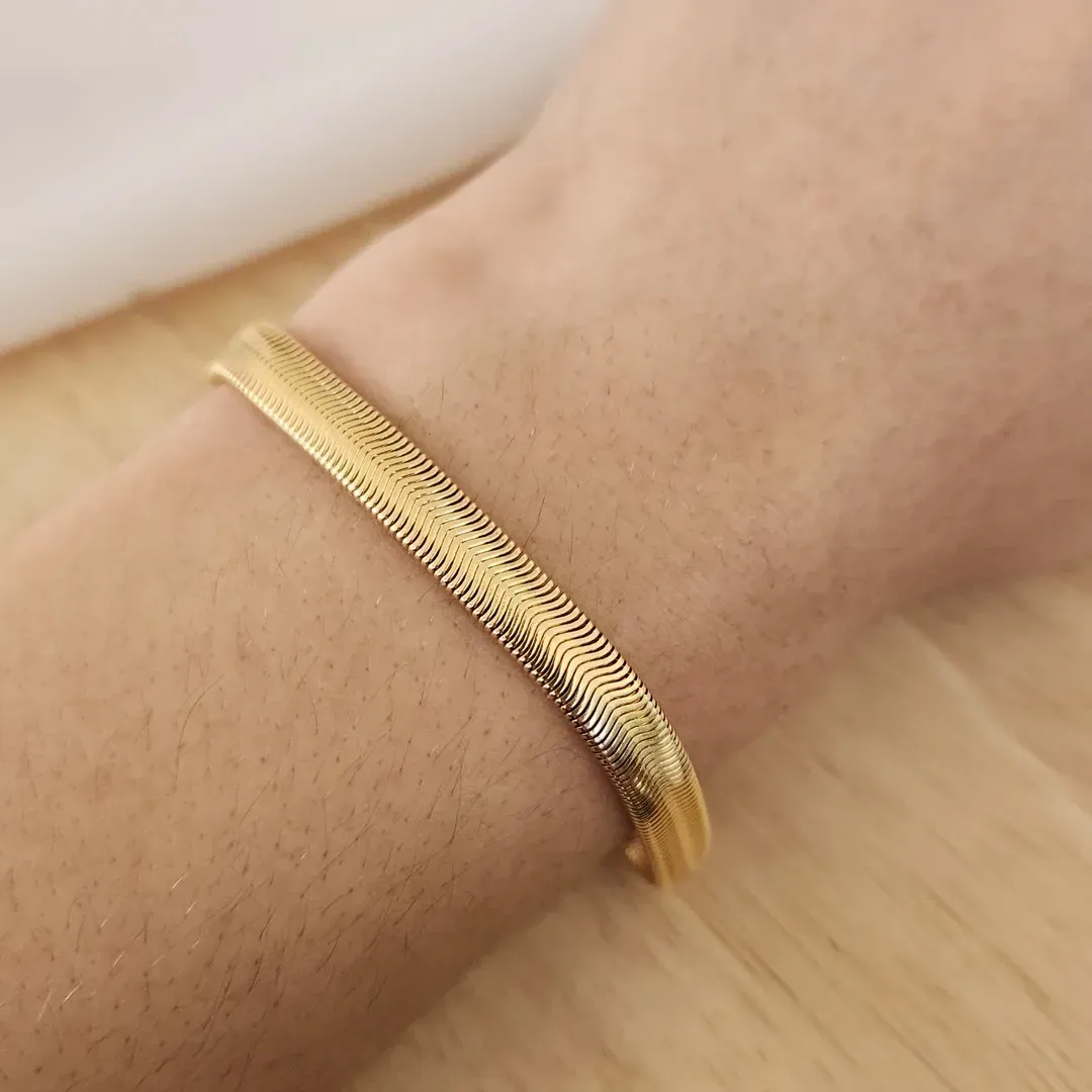 PULSEIRA DOURADA MALHA MÉDIA