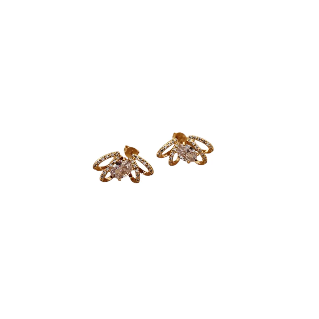 BRINCO EAR CUFF  CRAVEJADAS EM MICROZIRCÔNIAS CRISTAL