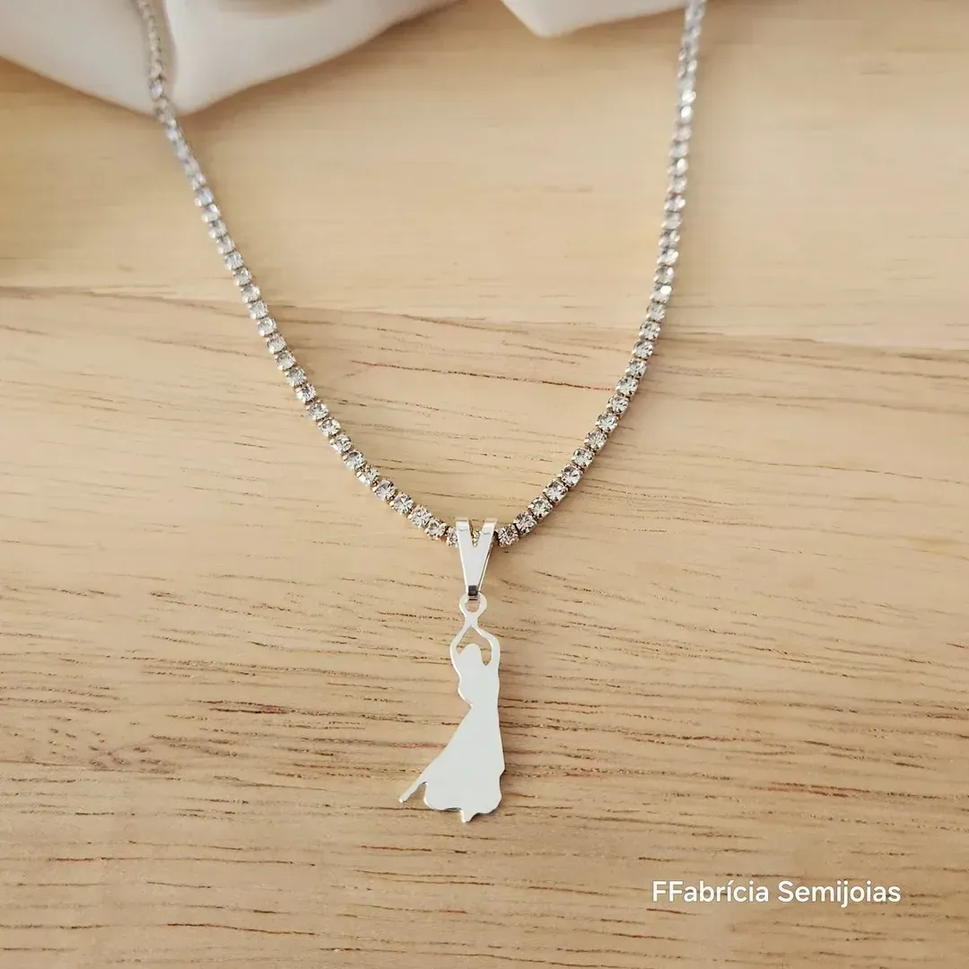 COLAR CHOKER RIVIERA PINGENTE DANÇARINA M