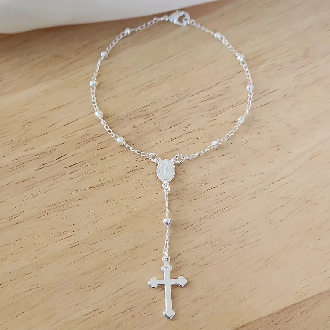 PULSEIRA TERÇO COM BOLINHAS