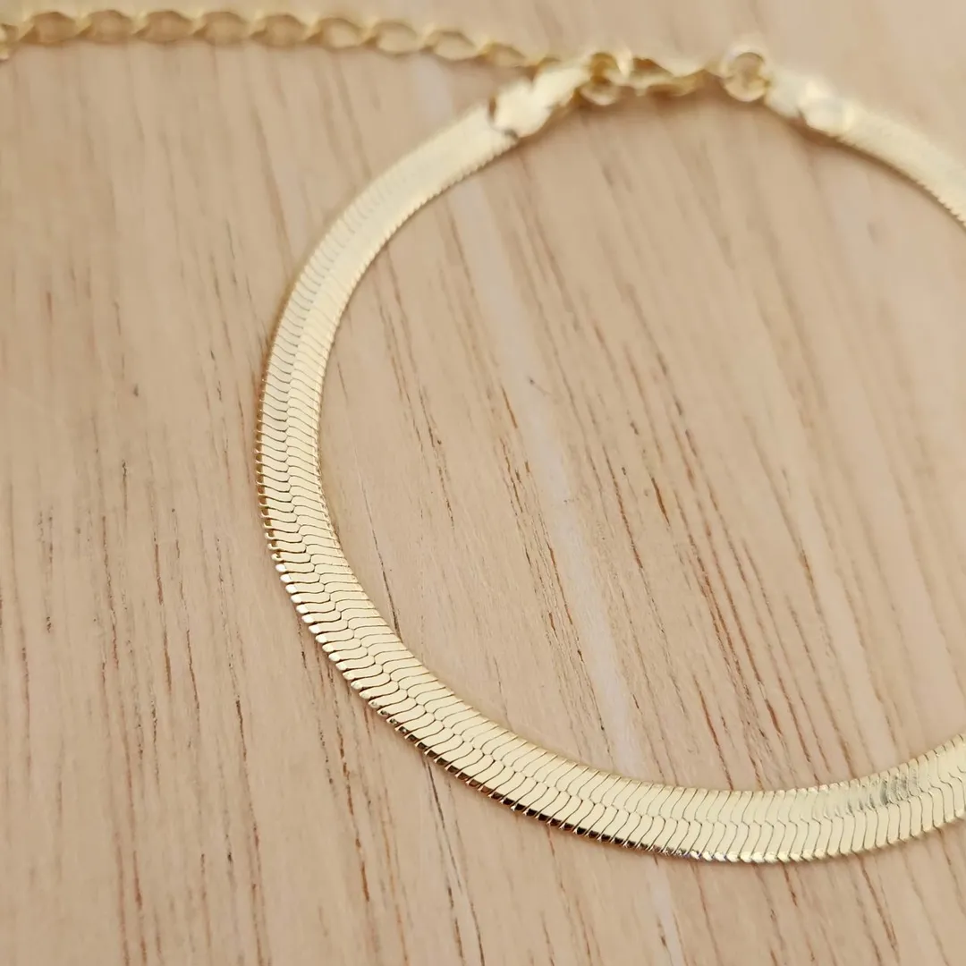 PULSEIRA FITA LAMINADA 4MM18CM