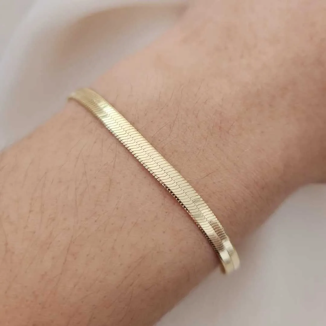 PULSEIRA FITA LAMINADA 4MM18CM