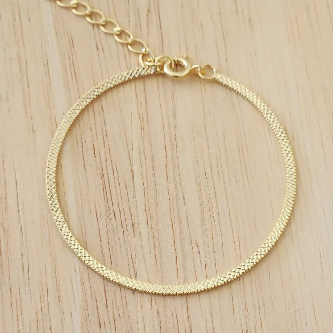 PULSEIRA LAMINADA DIAMANTADA 18CM