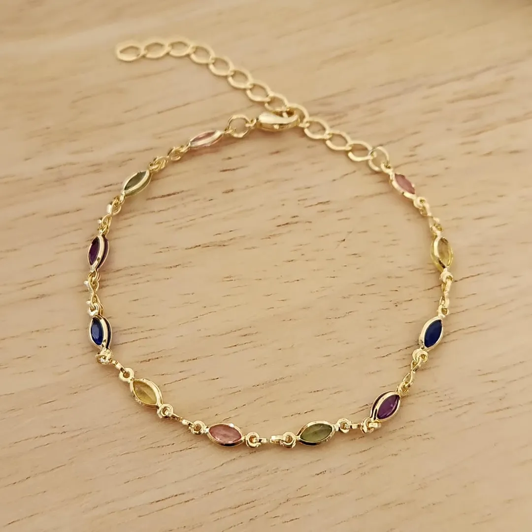 PULSEIRA NAVETE COLORIDAS 18CM