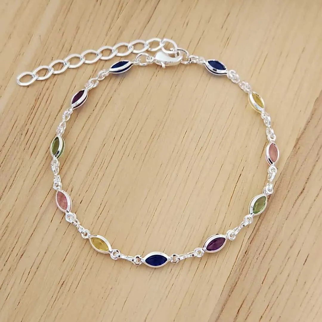 PULSEIRA NAVETE COLORIDAS 18CM