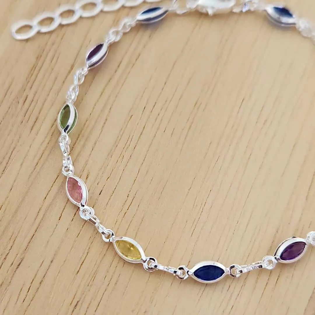 PULSEIRA NAVETE COLORIDAS 18CM