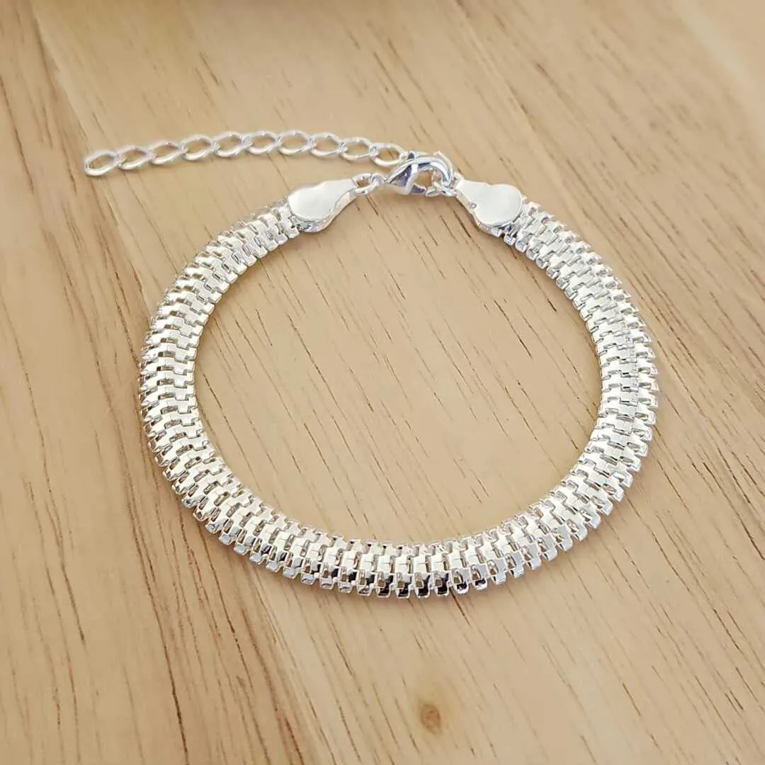 PULSEIRA  MALHA OCA ACHATADA 6MM