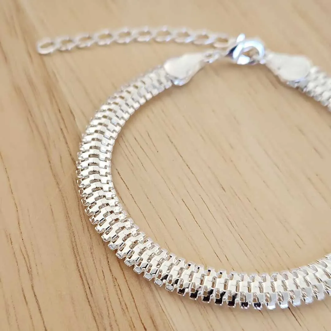 PULSEIRA  MALHA OCA ACHATADA 6MM
