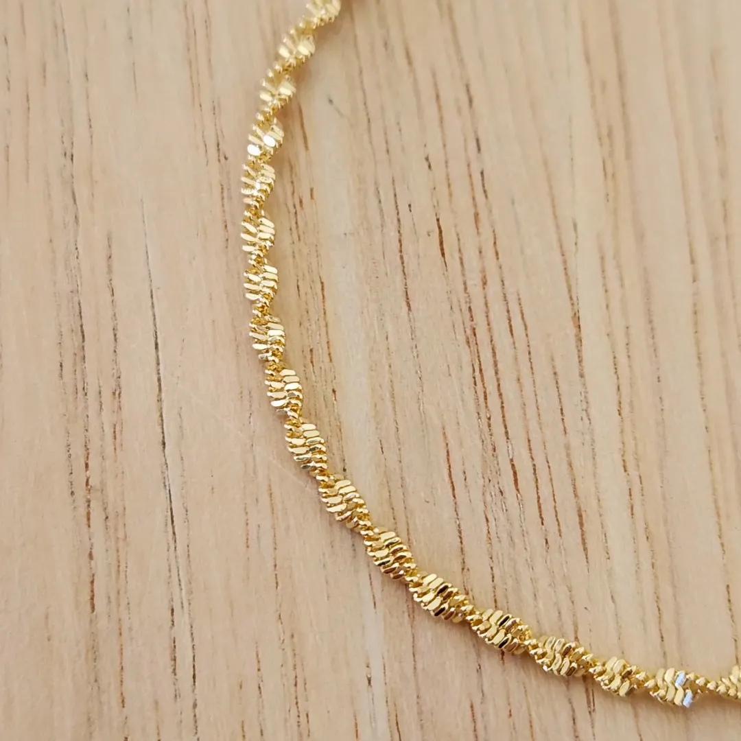 PULSEIRA FITA TORCIDA 2MM 18CM