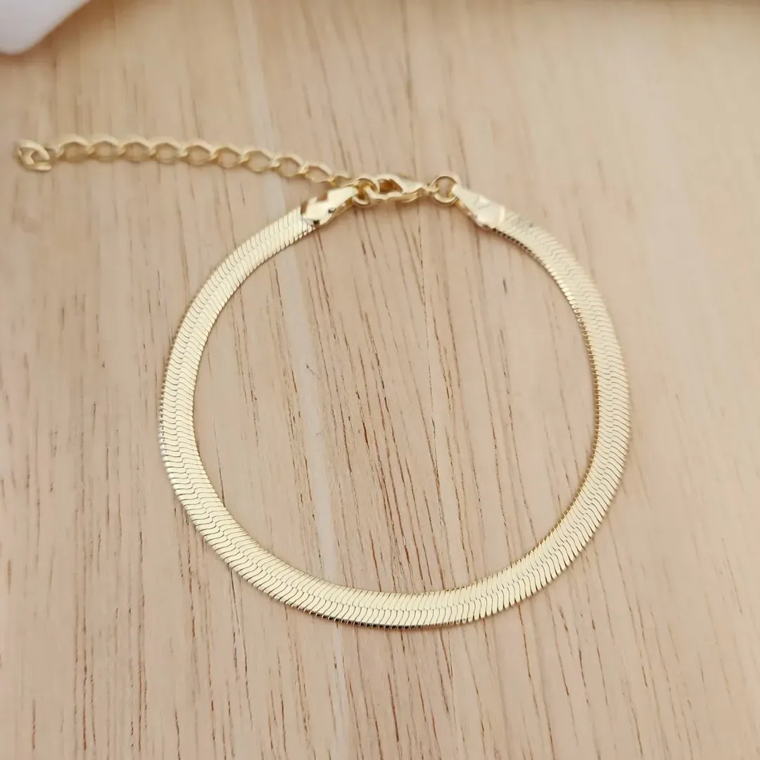 PULSEIRA FITA LAMINADA 4MM18CM