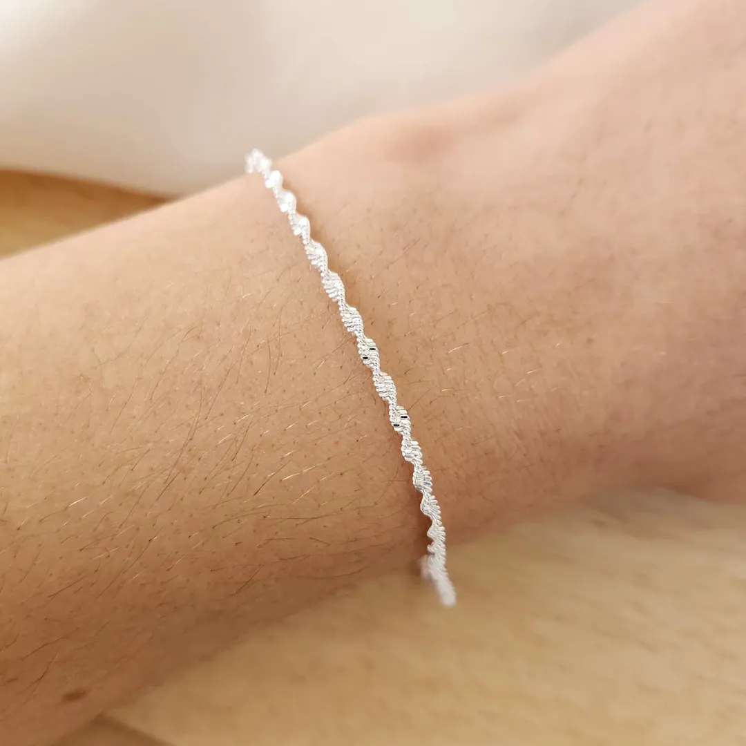 PULSEIRA FITA TORCIDA 2MM 18CM