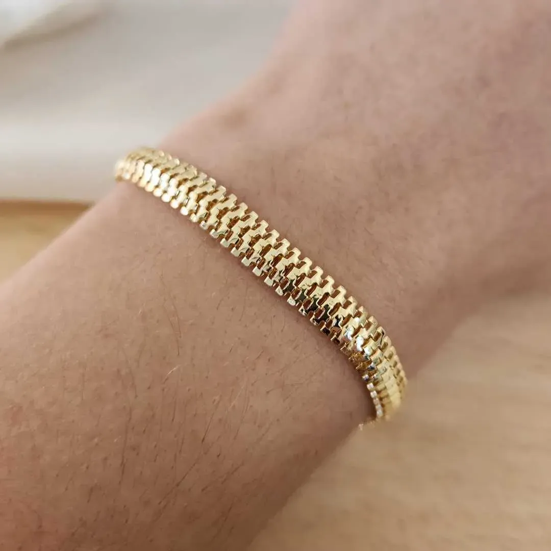 PULSEIRA MALHA OCA ACHATADA 6MM