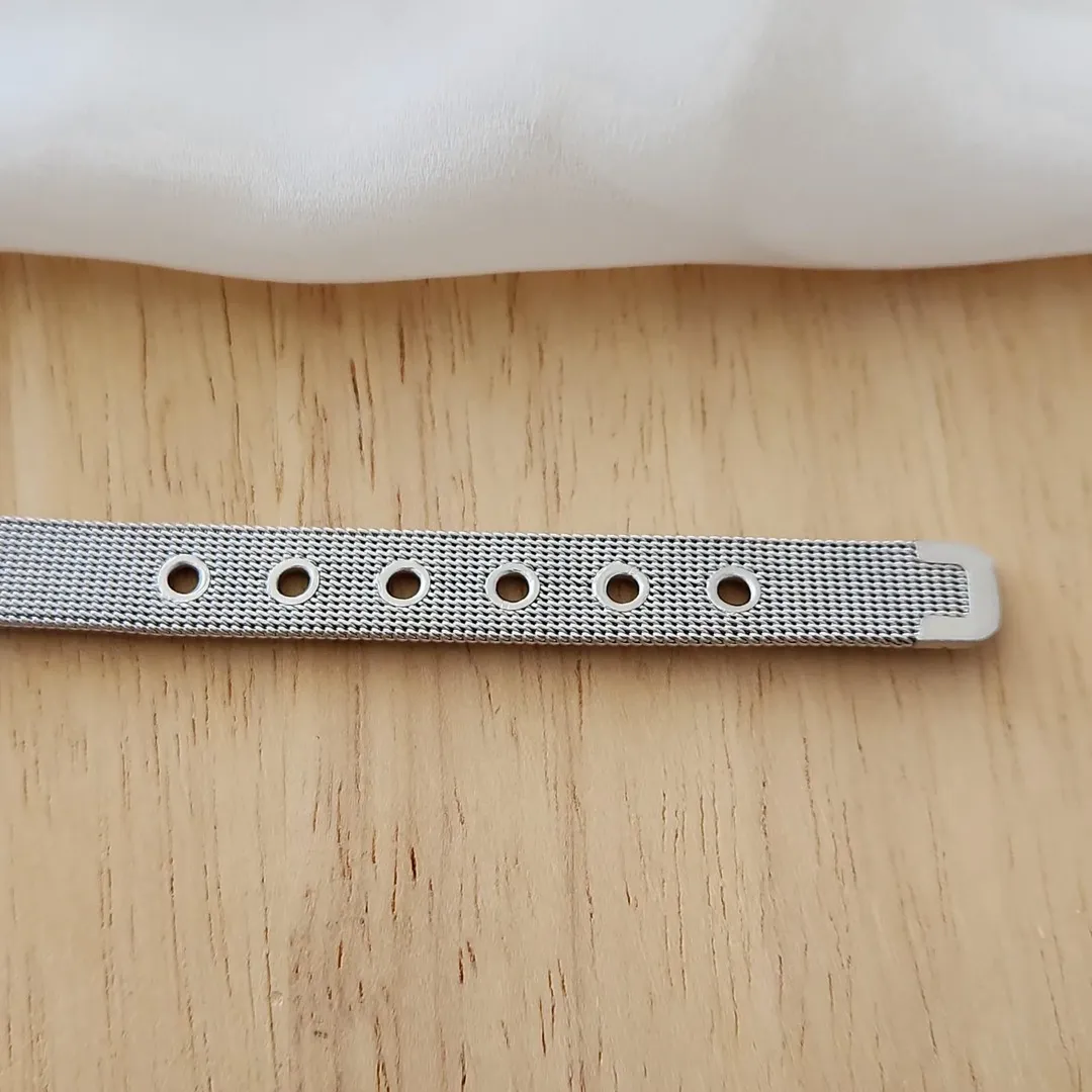 PULSEIRA RELÓGIO AÇO AJUSTÁVEL COM CHARM BORBOLETA CRAVEJADO