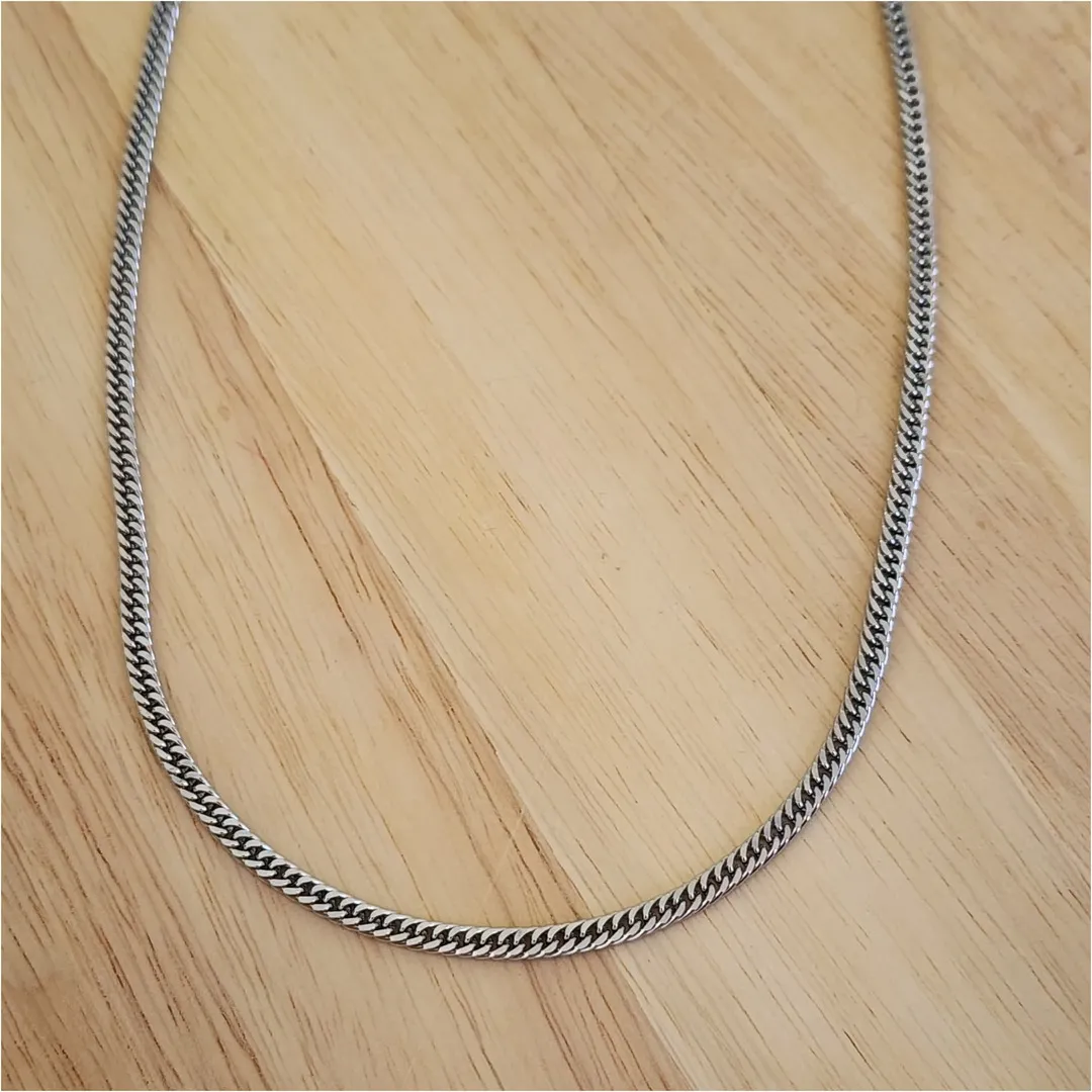 COLAR AÇO MASCULINO CORRENTE 60CM