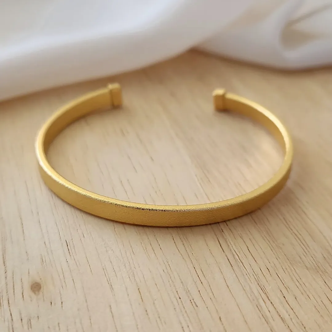 BRACELETE DOURADO ABERTO FOSCO