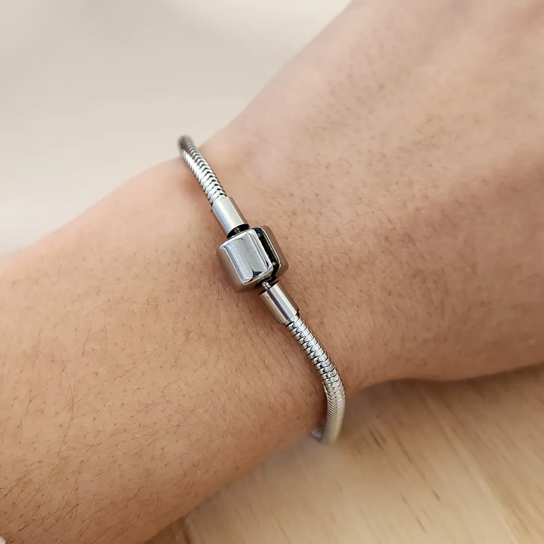 PULSEIRA AÇO PARA BERLOQUE FECHO REDONDO
