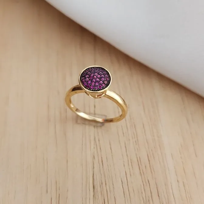 ANEL MICROZIRÔNIAS ROSA