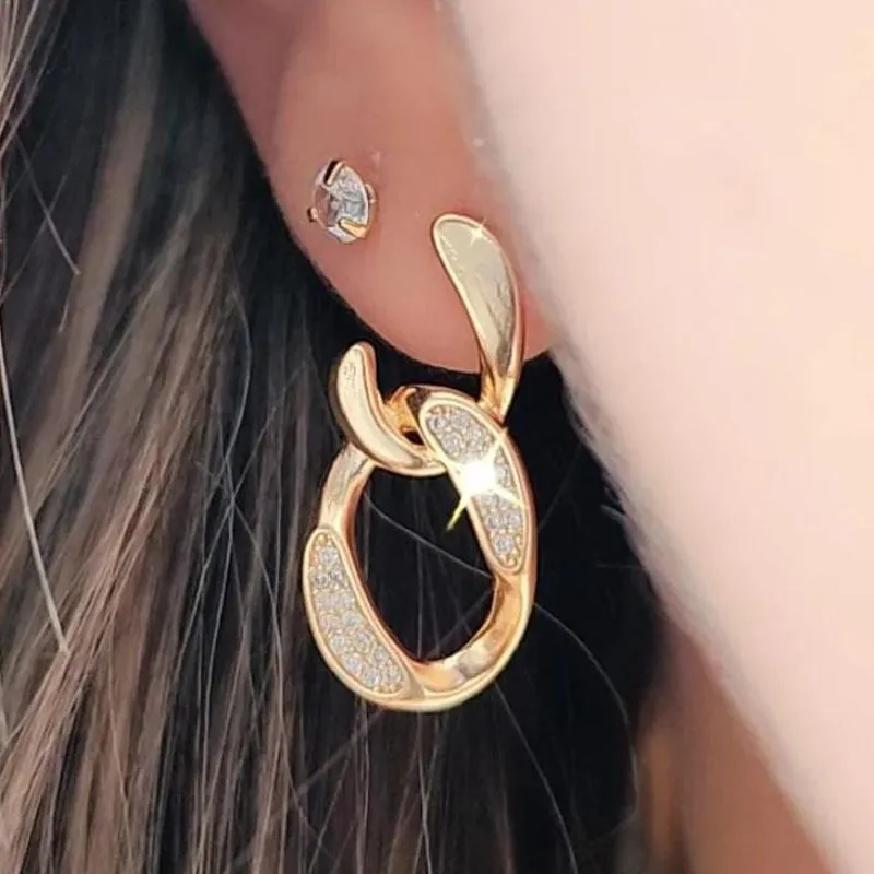 BRINCO DOURADO ZIRCÔNIAS
