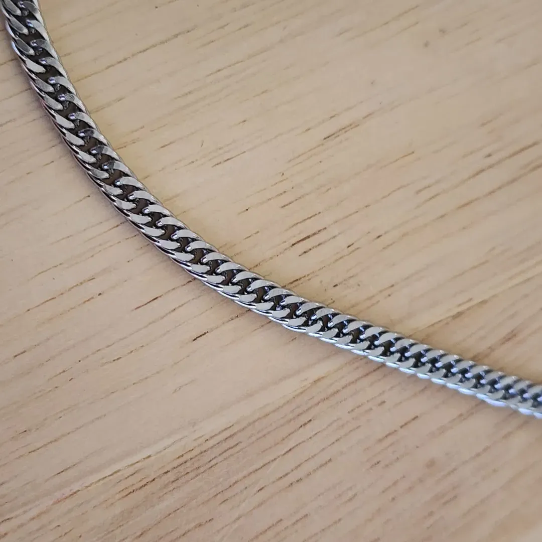 COLAR AÇO MASCULINO CORRENTE 60CM