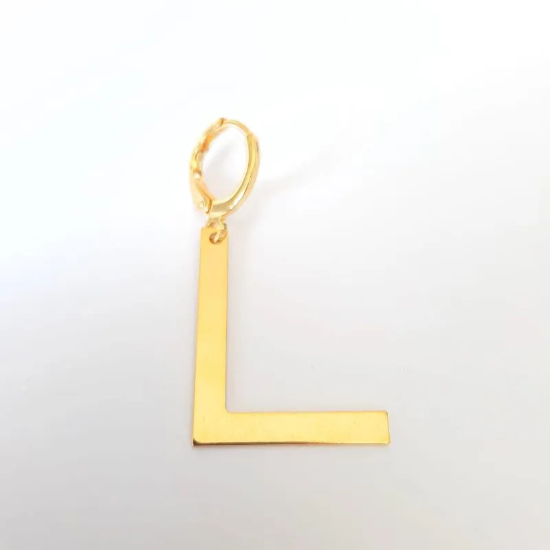 PINGENTE DOURADO LETRA L
