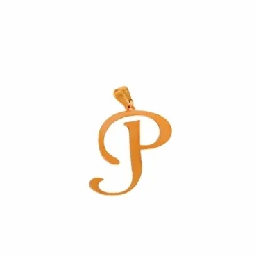 PINGENTE LETRA P 4CM