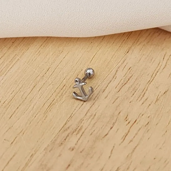 BRINCO PIERCING AÇO INOX ÂNCORA