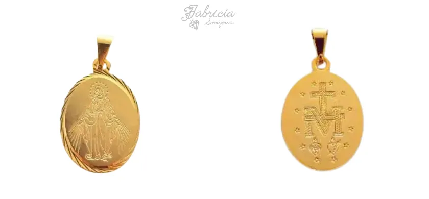 A Medalha Milagrosa: Nossa Senhora das Graças.