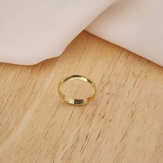 ANEL DOURADO ALIANÇA