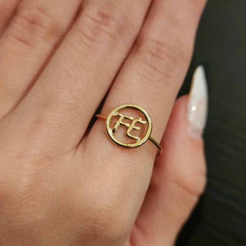 ANEL DOURADO FÉ