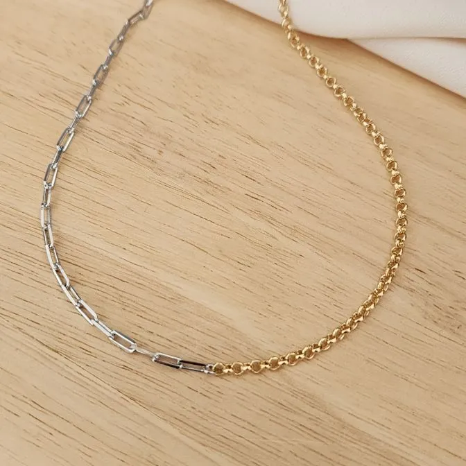 COLAR MINI CART E ELO PORTUGUÊS DOIS BANHOS