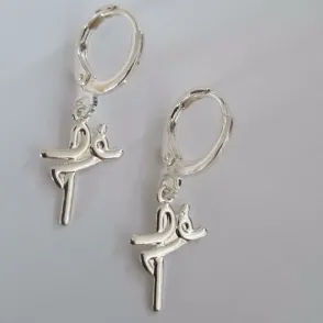 ARGOLA FÉ RÓDIO BRANCO