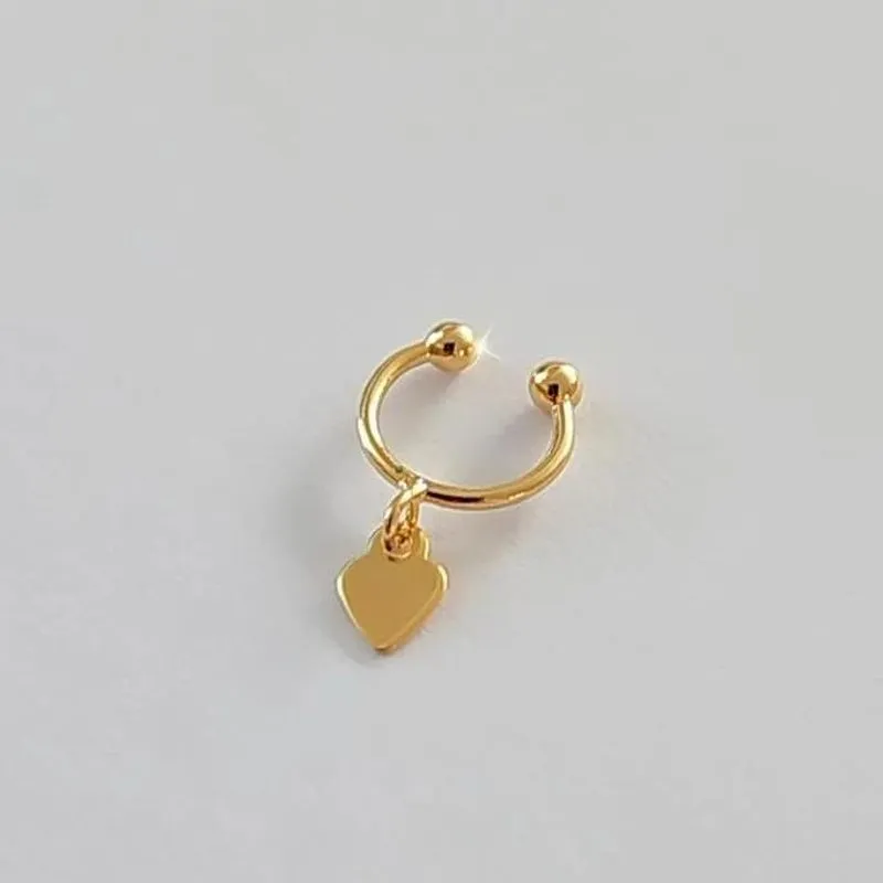 PIERCING FAKE PINGENTE CORAÇÃO