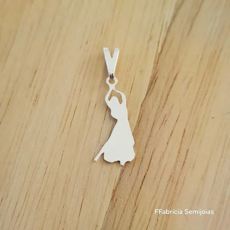 PINGENTE DANÇARINA 2CM