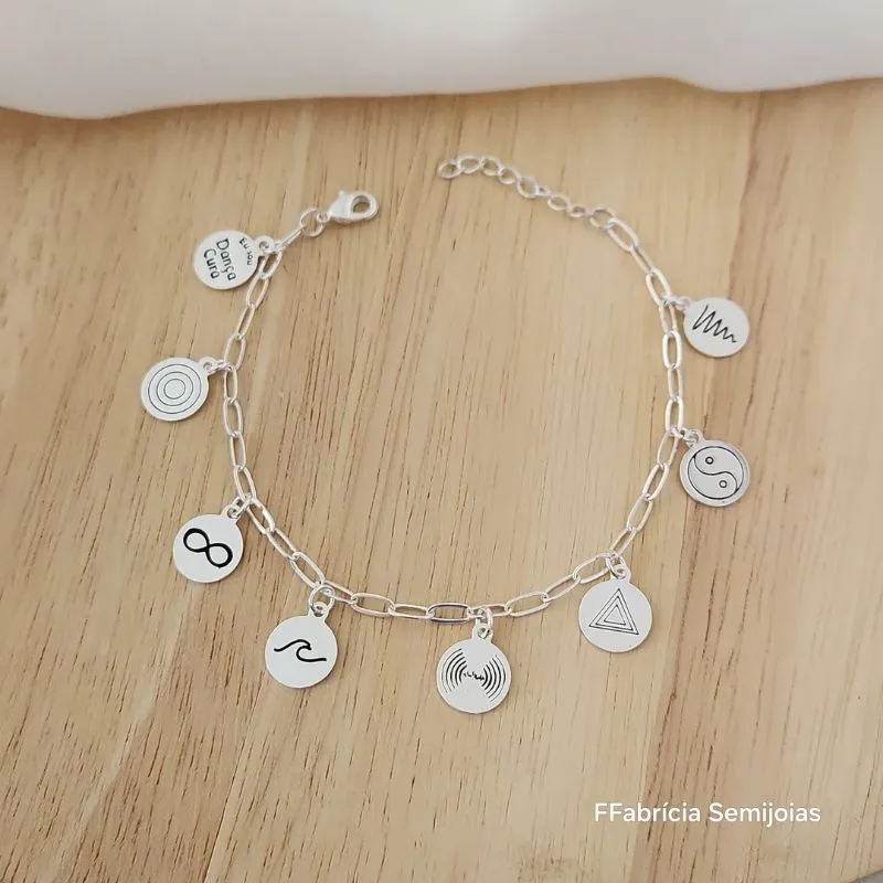 PULSEIRA CARTI PINGENTES DANÇA CURA E 7 PILARES DANÇA CURA