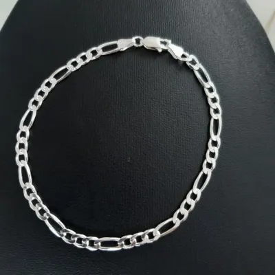 PULSEIRA MASCULINA PRATA 925 20CM