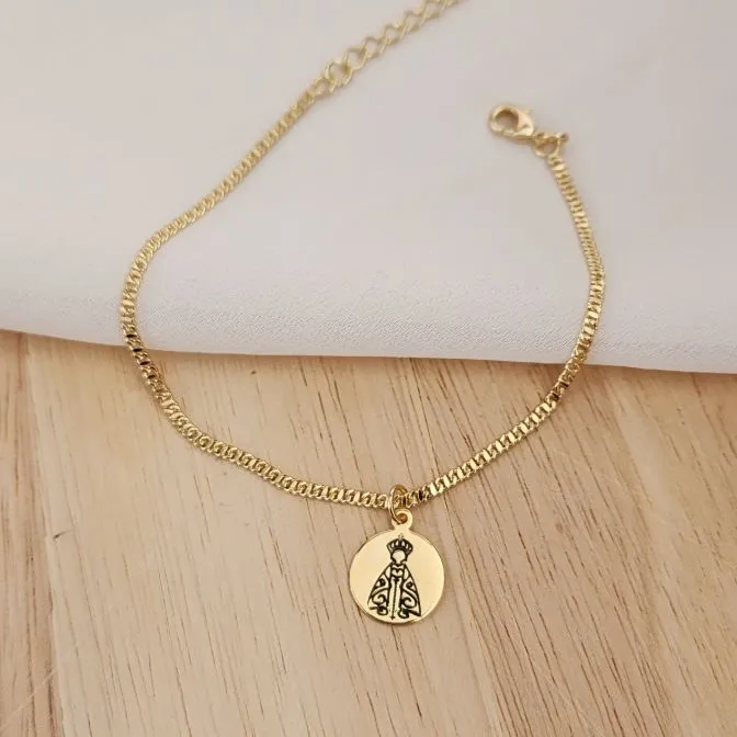 PULSEIRA PINGENTE NOSSA SENHORA APARECIDA